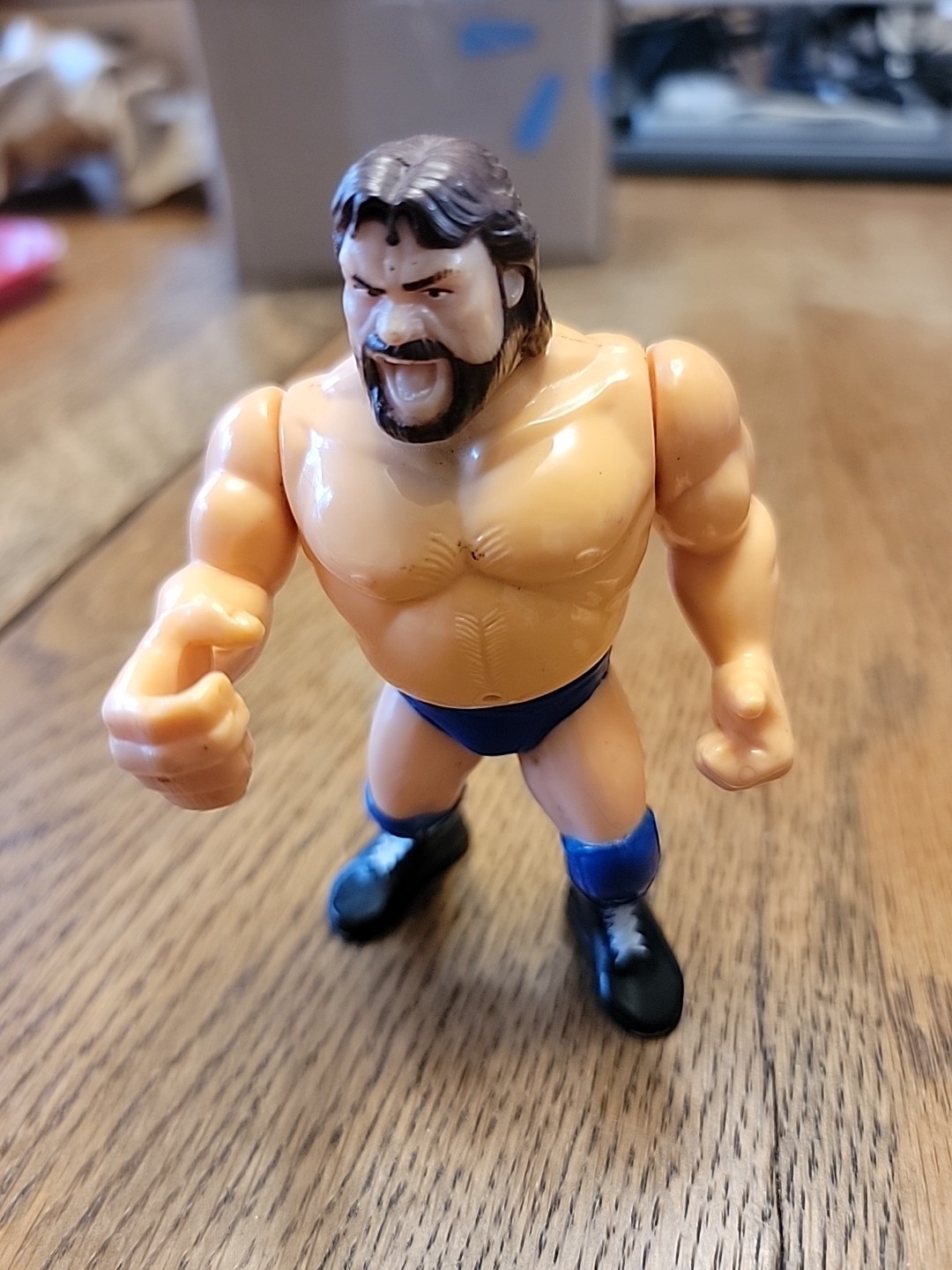 Hacksaw Jim Duggan WWF WWE Hasbro Wrestling 1991 Vintage Action Figure