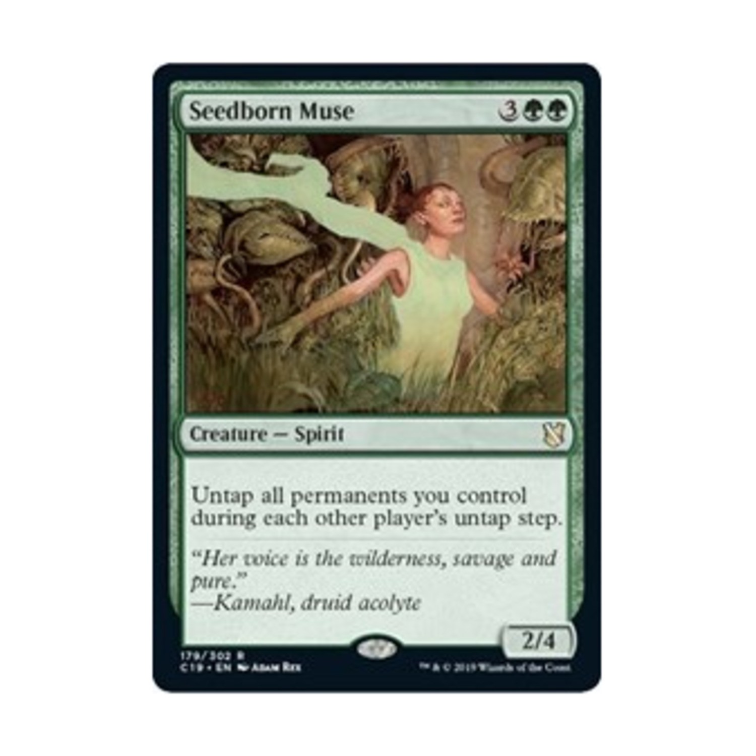 WotC MtG Commander 2019 Seedborn Muse (R) NM