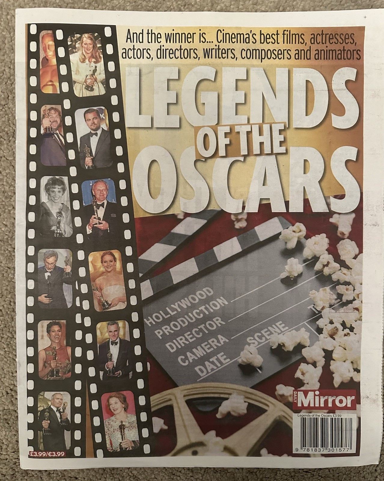Legends Of The Oscars Newspaper History Of The Awards March 2026 3/26