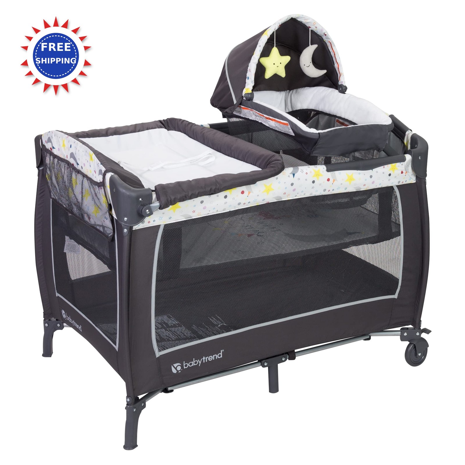 Nursery Center Deluxe II Twinkle Little Moon Baby Trend Snooze infant toddler