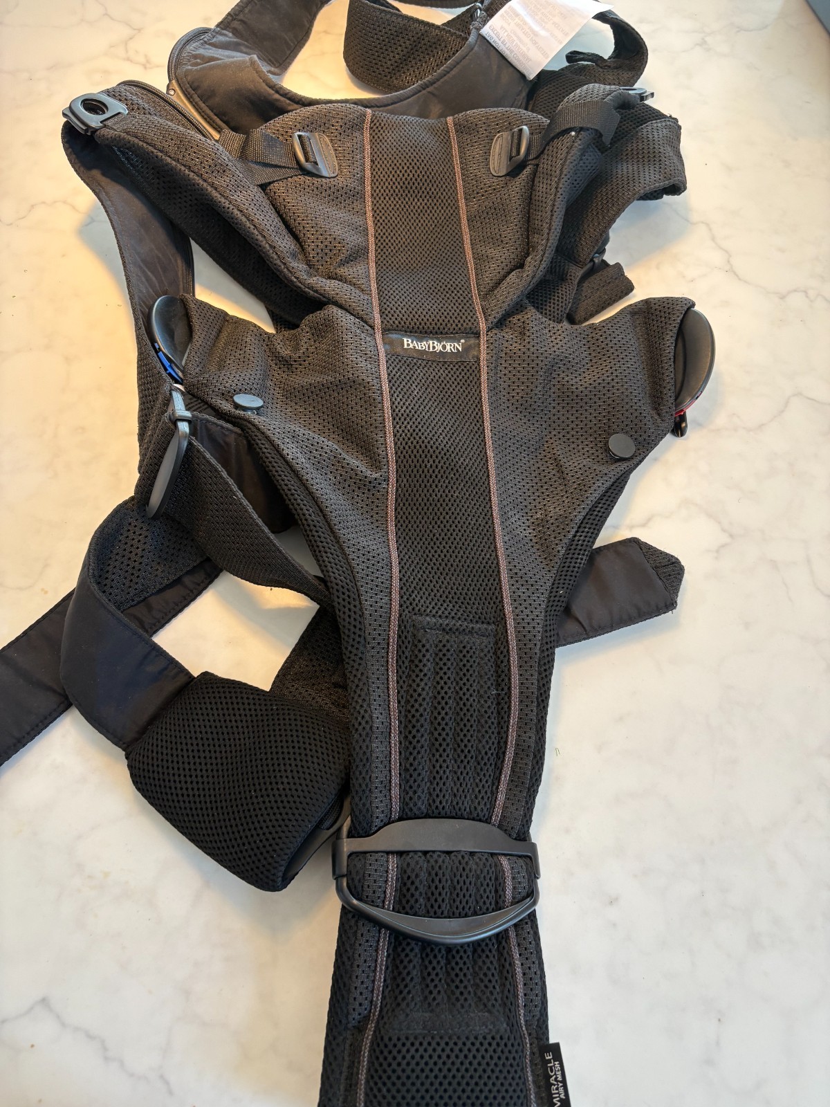 BabyBjörn Baby Carrier Mini Jersey - Charcoal Gray