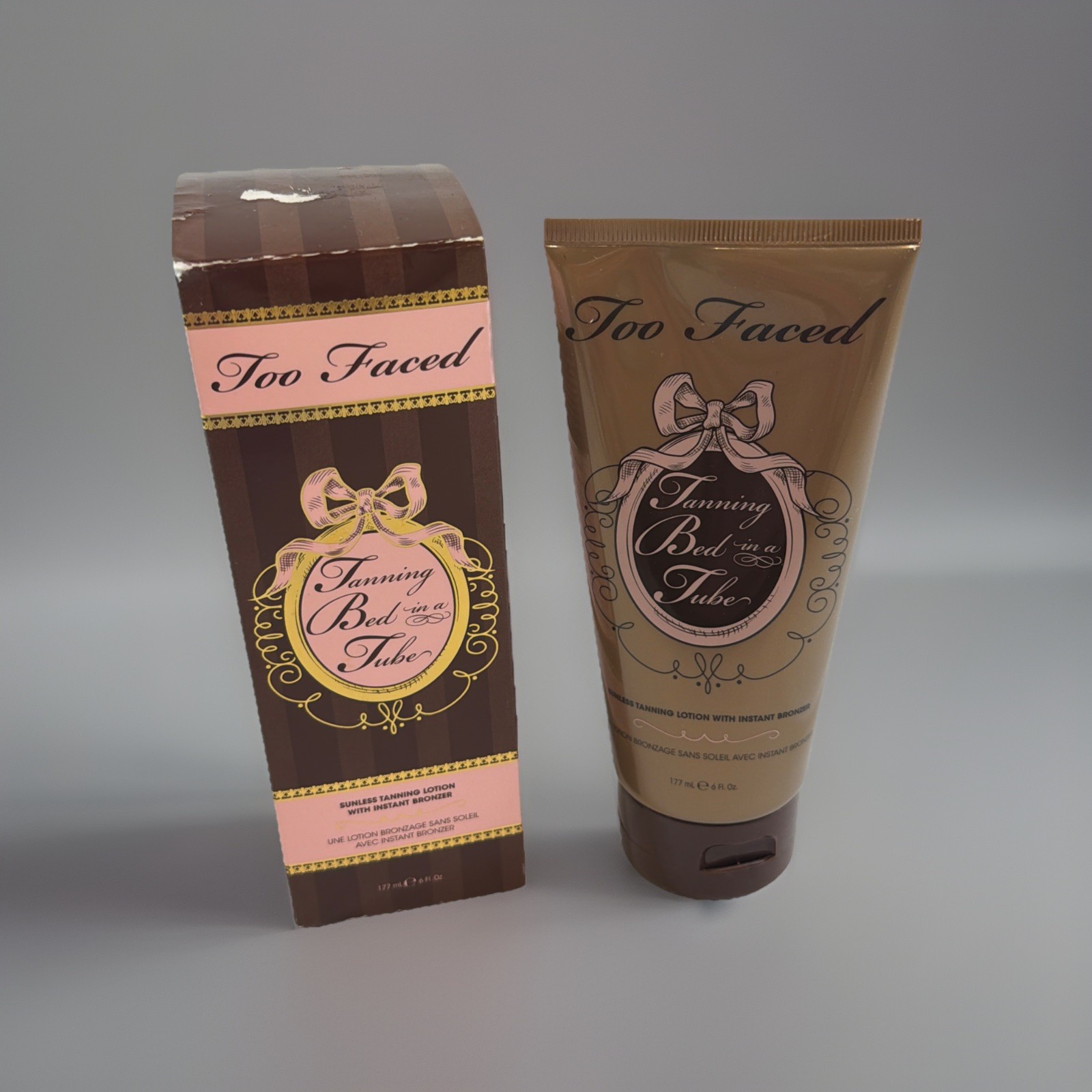 RARE VINTAGE Too Faced Tanning Bed in a Tube Sunless Lotion BNIB Discontinued