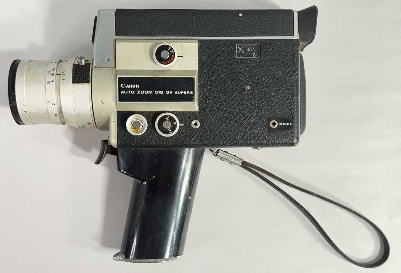 Canon Auto Zoom 518 SV Super 8 Movie Camera UNTESTED Parts Only