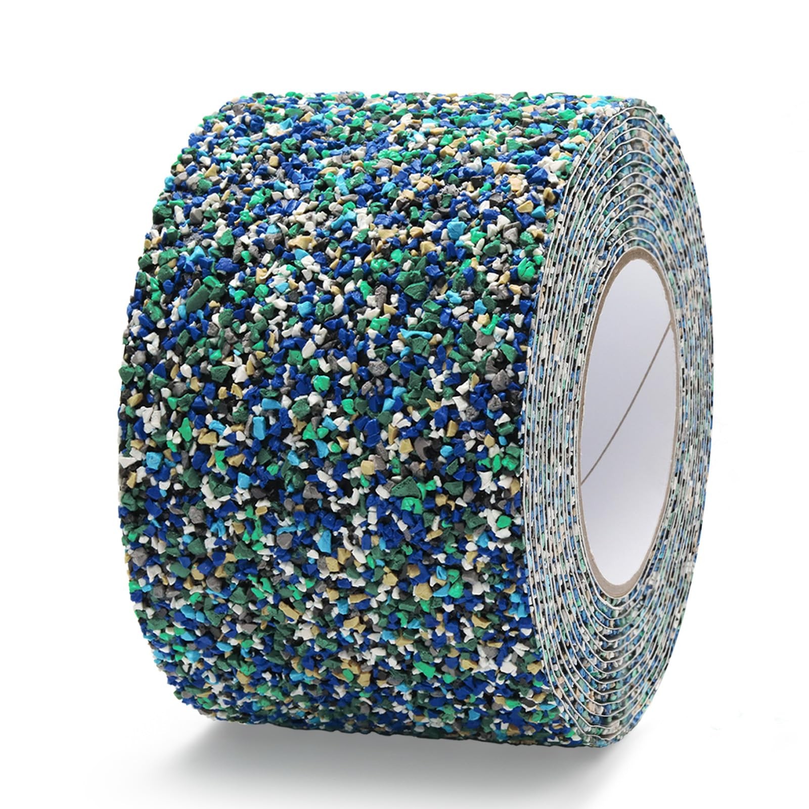 Pool Anti Slip Tape Waterproof 4" x 15ft -Blue, Outdoor/Indoor Waterproof, Tr...