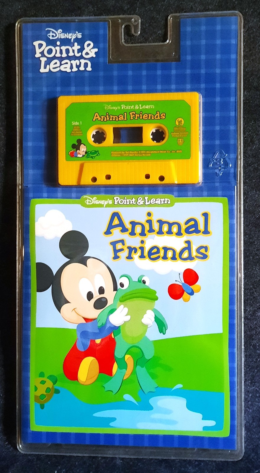 Disney's Point & Learn "Animal Friends" 18 Mo-4 Yrs Learn Colors Size Matching