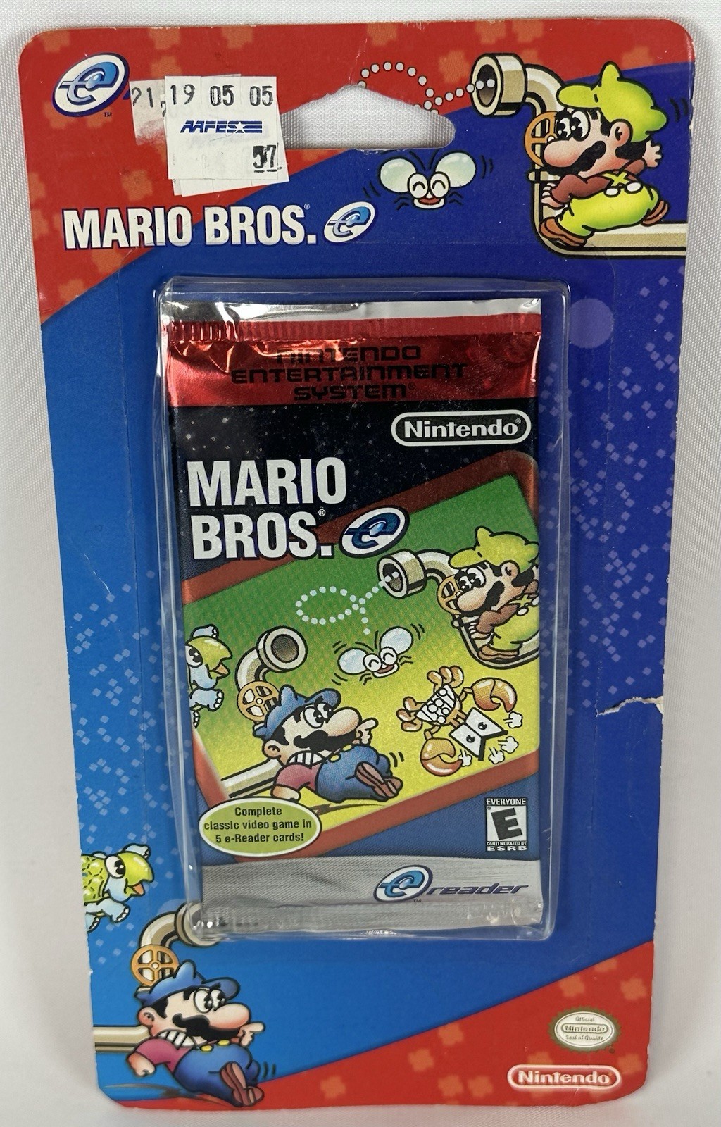 MARIO BROS NINTENDO E-READER CARD PACK *BRAND NEW & SEALED*