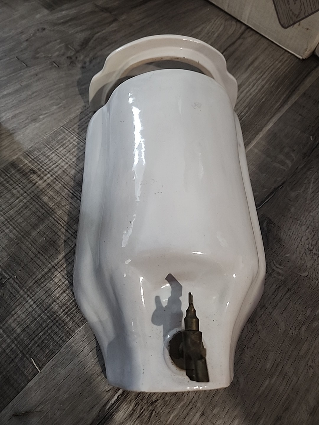 Antique Ceramic Wall Mount Basin Lavabo Sink Garden Fountain Made In Italy