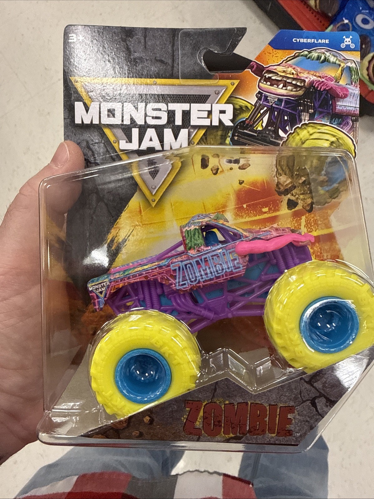 Spin Master Monster Jam Cyberflare Zombie Series 45 Die-Cast 1:64 Scale New 2026