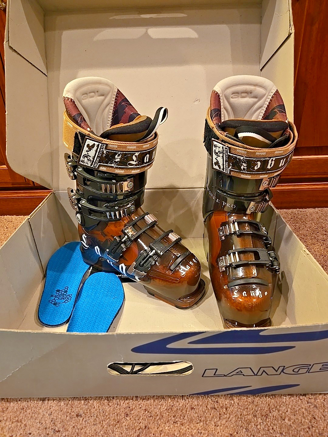 Lange Banshee Pro Ski Boots, Mondo 22.5, EXCELLENT Condition W/Box, 276 mm Shell