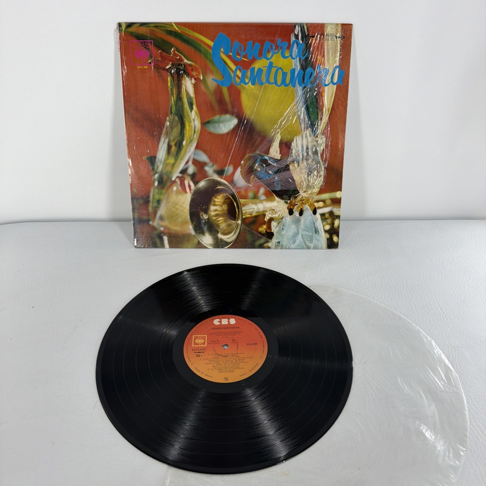 La Sonora Santanera LP CBS DCS 208 Mexico Tropical Cumbia Vinyl VG de Mexico