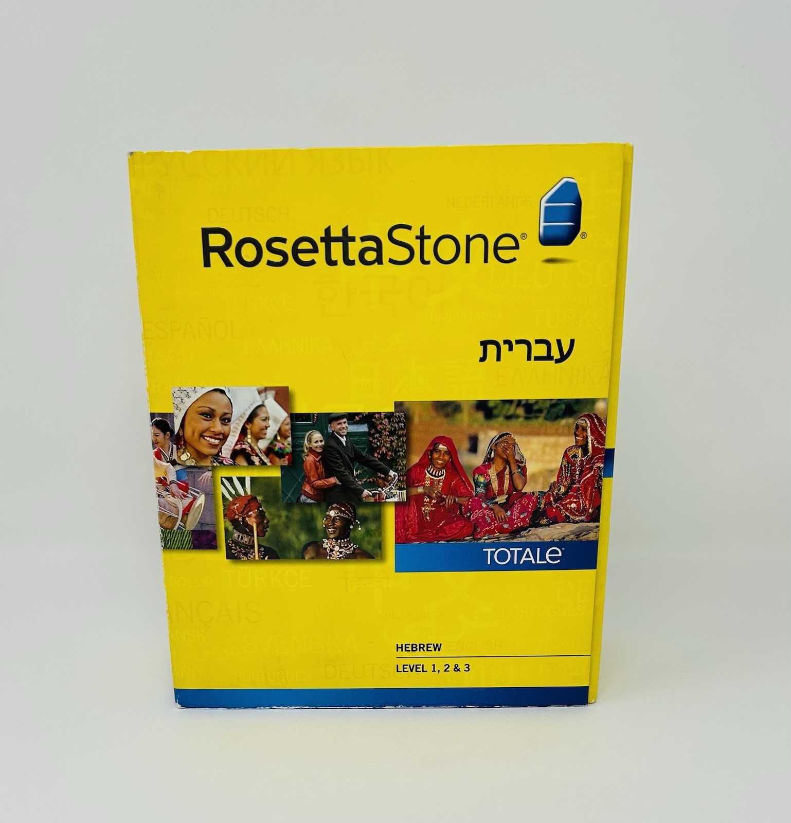 Rosetta Stone Hebrew TOTALe Level 1, 2, 3  Version 4 for PC, Mac 2010 SEALED
