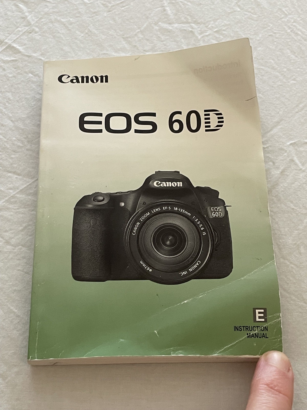 Canon EOS 60D Instruction Manual Japan 2010 Camera Photography Photos Vintage 