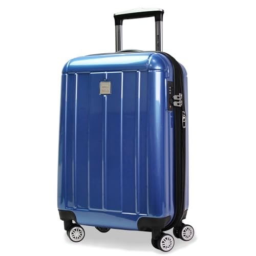  Contour 20-Inch Carry-On Polycarbonate Hardside Expandable 20-inch Blue