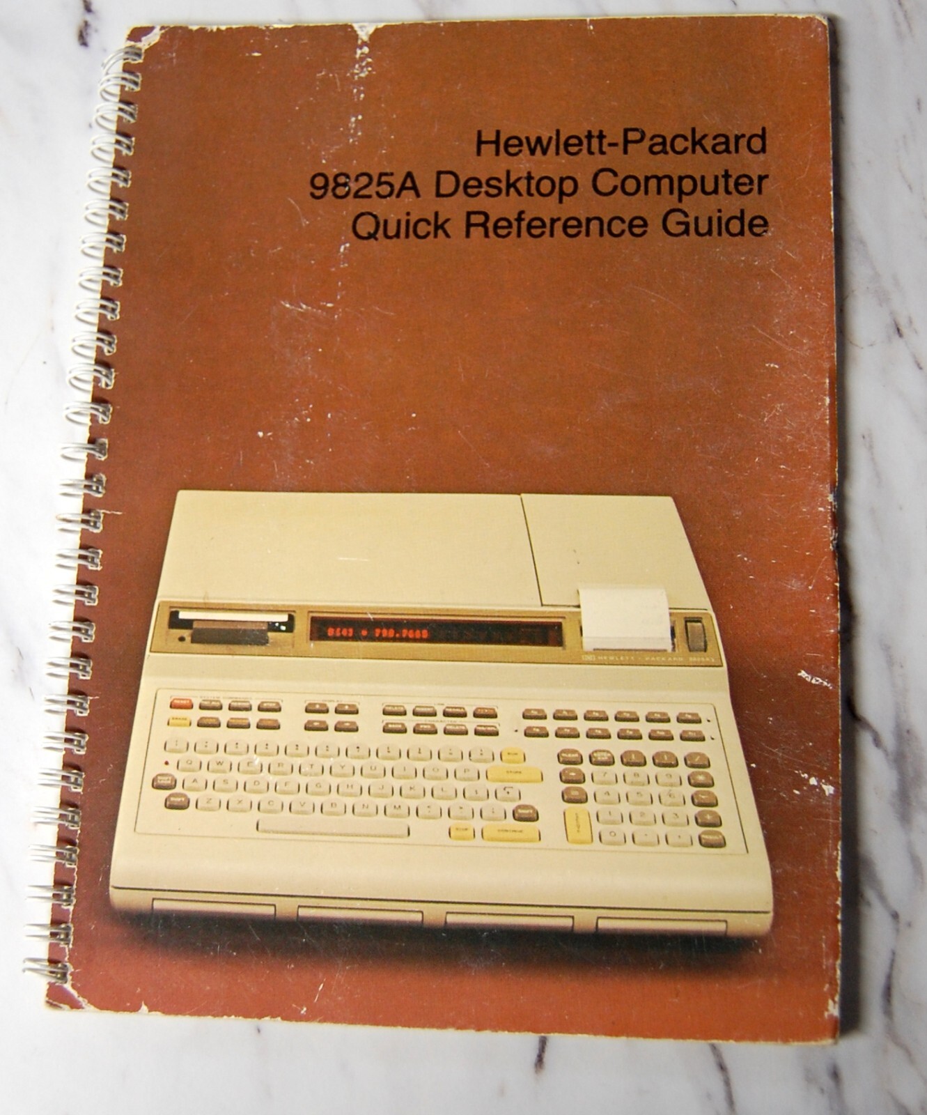 Hewlett Packard 9825A Desktop Computer Quick Reference Guide