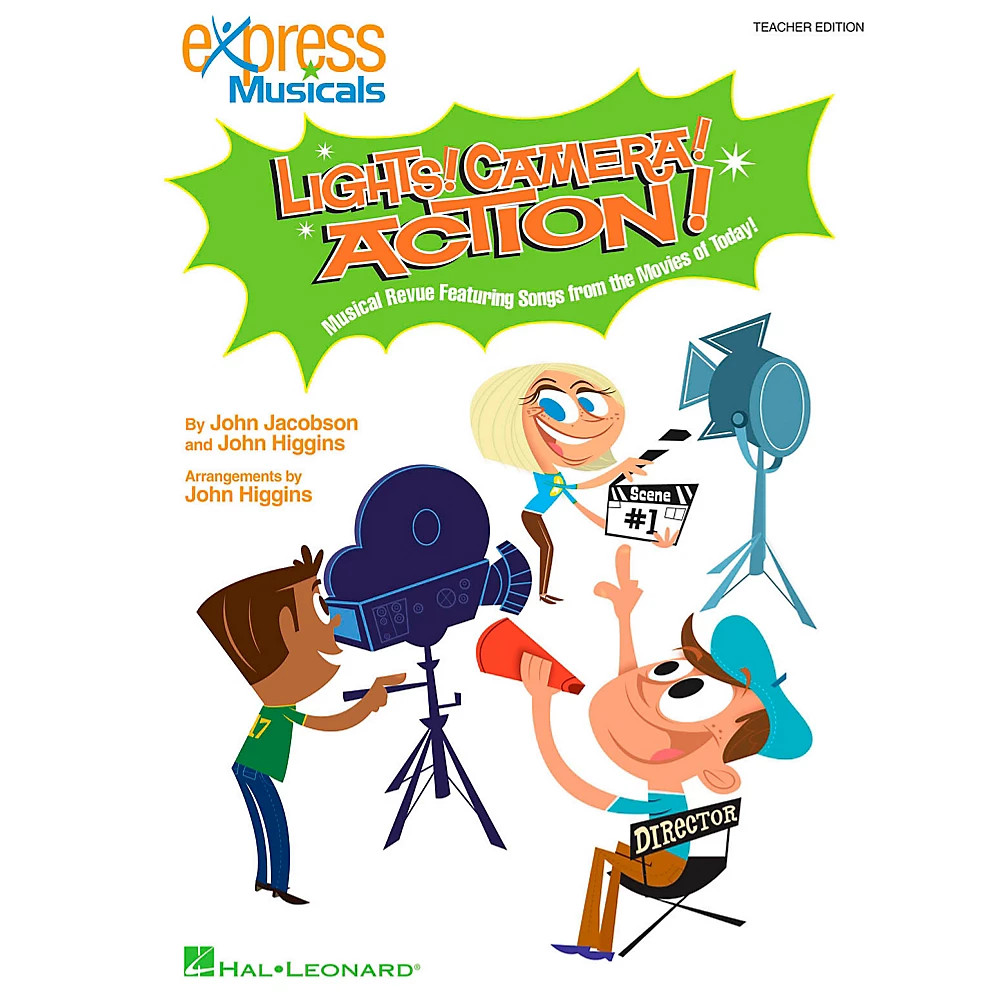 Hal Leonard Lights! Camera! Action! Musical Revue Songs Movies of Today! CD