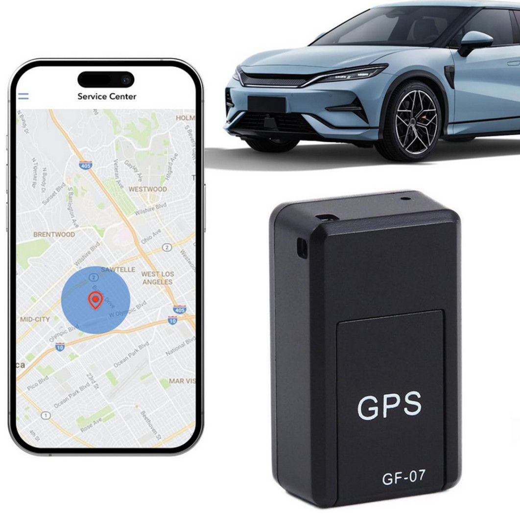 Magnetic GF07 GPS Tracker for Vehicles,Mini Magnetic GPS Real time Car Locator*2