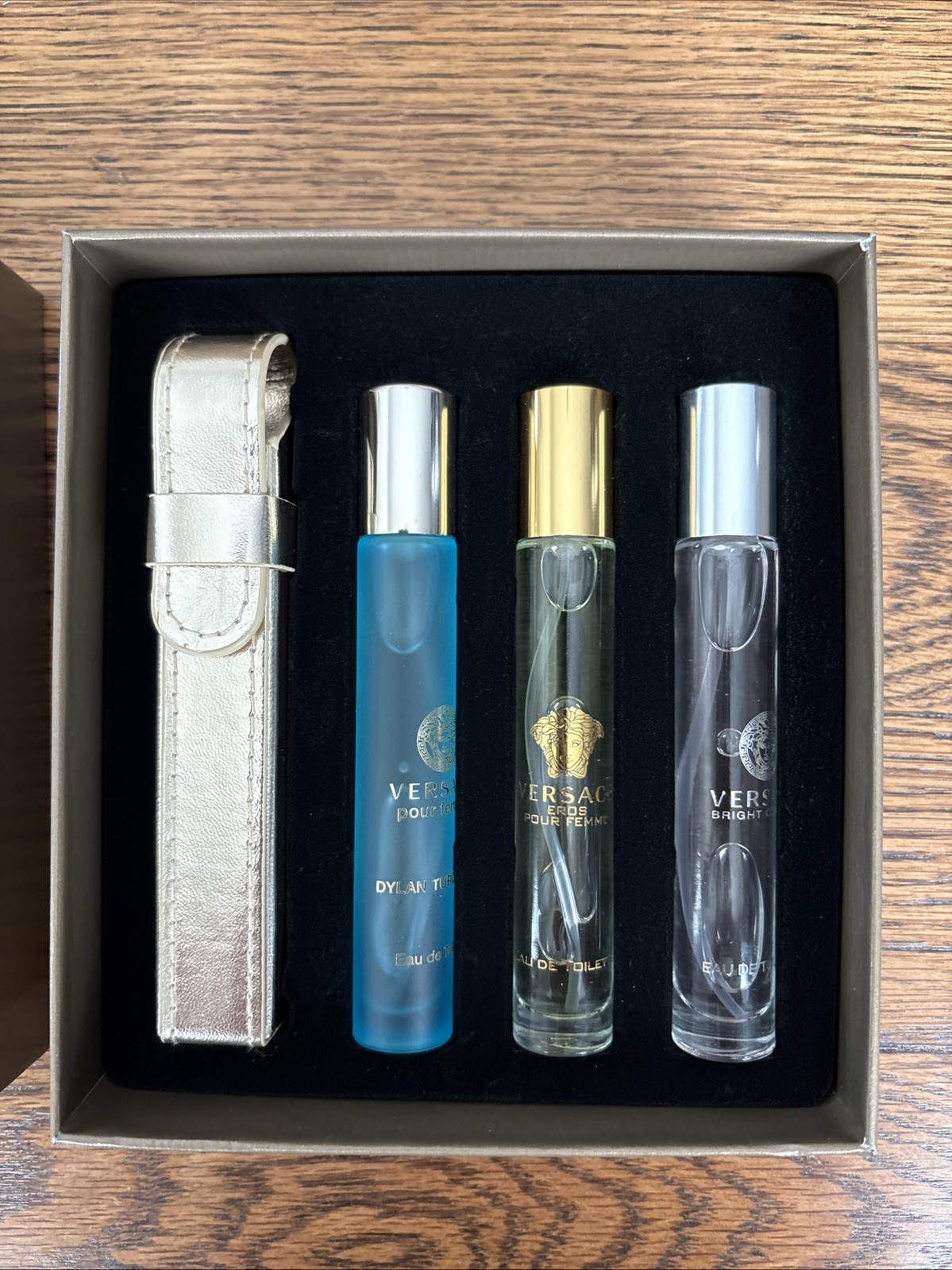 VERSACE 3 Piece Gift Set (Bright Crystal, Eros & Dylan Turquoise) EDT for Women 