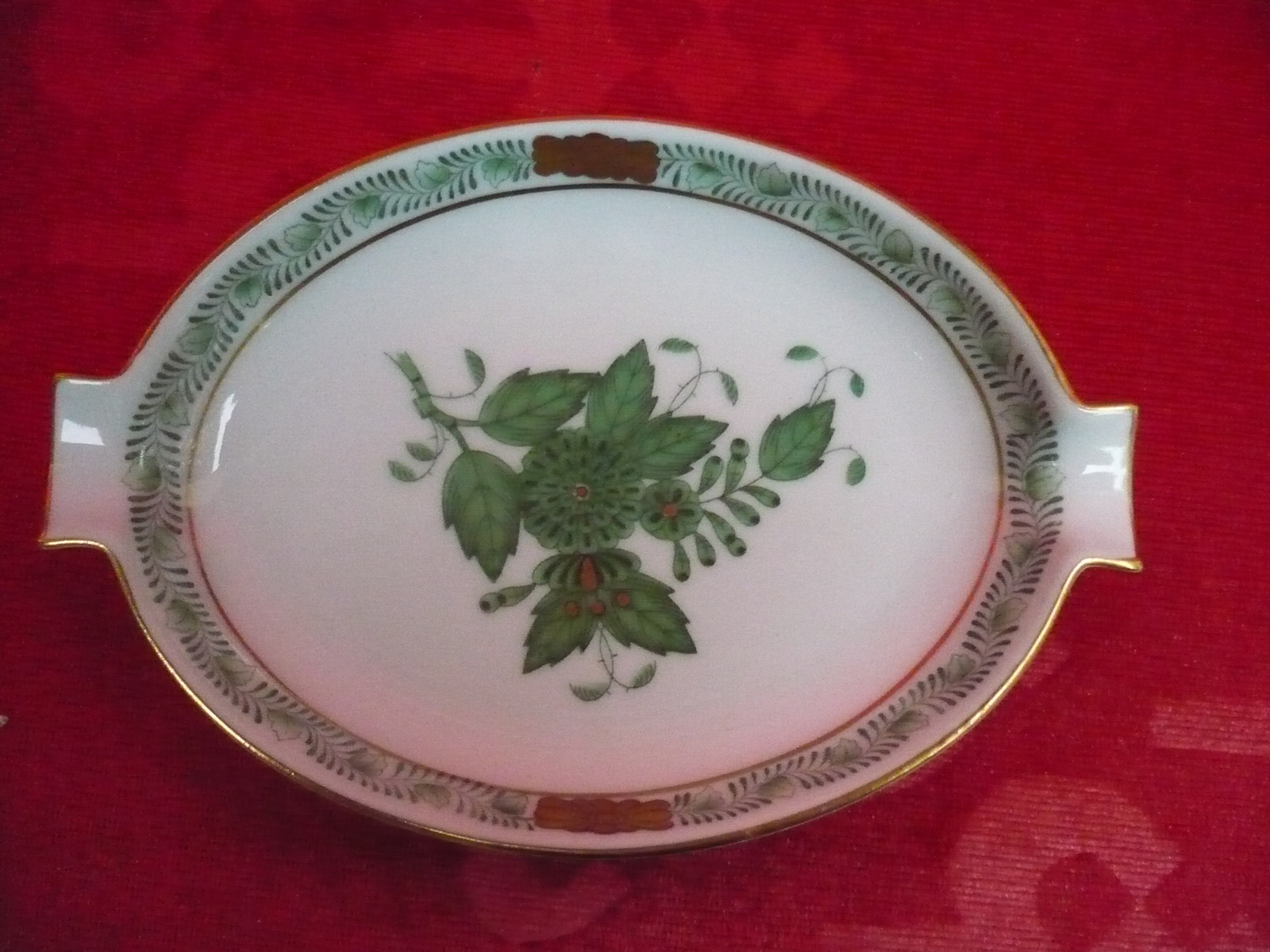 Beautiful, old Ashtray__Herend__Apponi-Green__