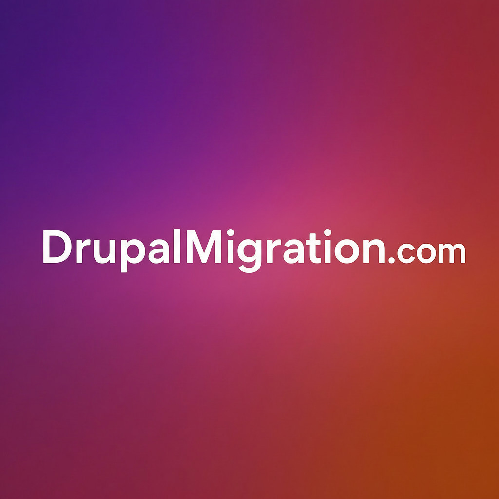 DrupalMigration.com - Premium 2-Word .COM Domain Name Drupal Migration Web CMS