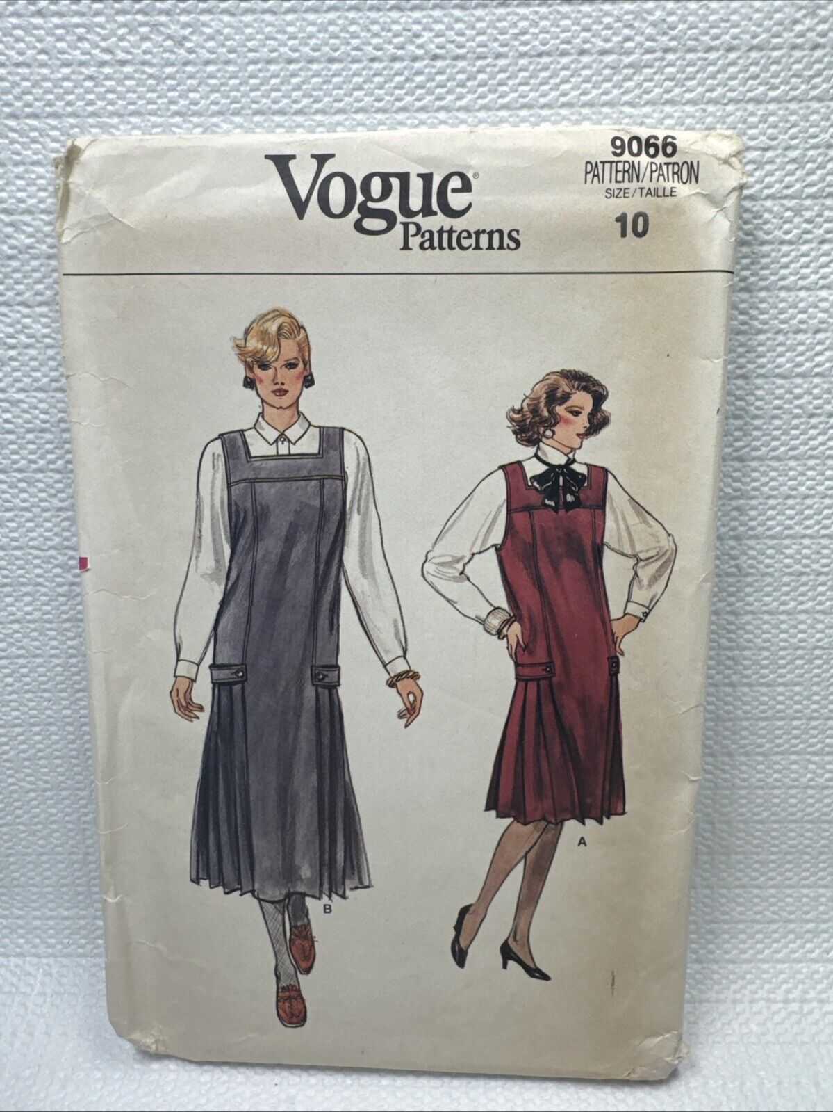 Vogue 9066 Misses Jumper Dress Shirt Pattern 10 *Uncut