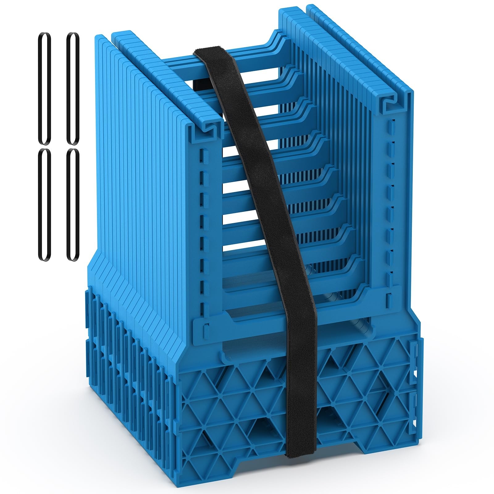 BEBOBLY RV Sewer Hose Support 10FT with Secure Rubber Band & Carry 