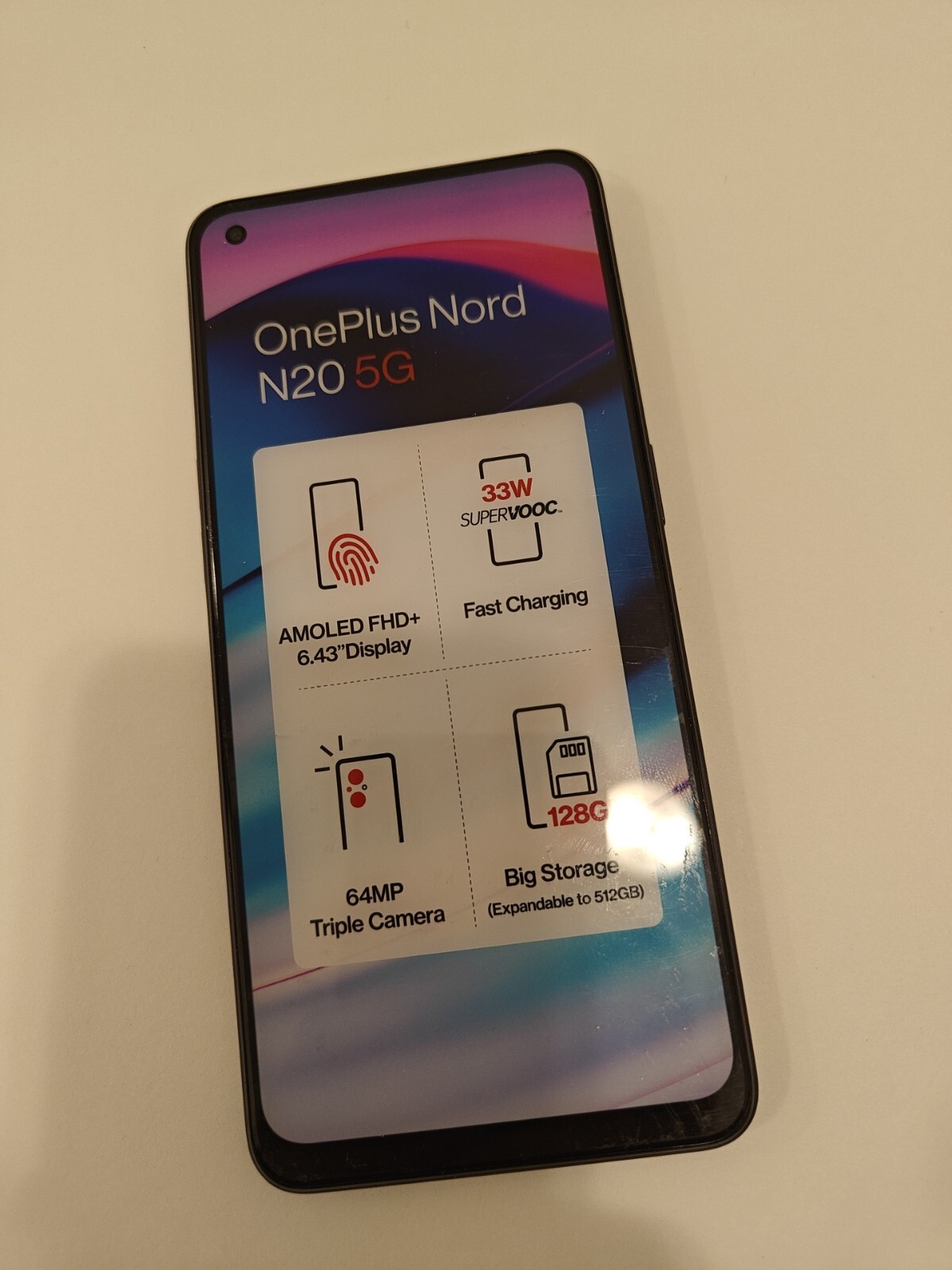 OnePlus Nord N20 5G - Dummy Phone - Non-working - Display - Toy - Demo -Prop