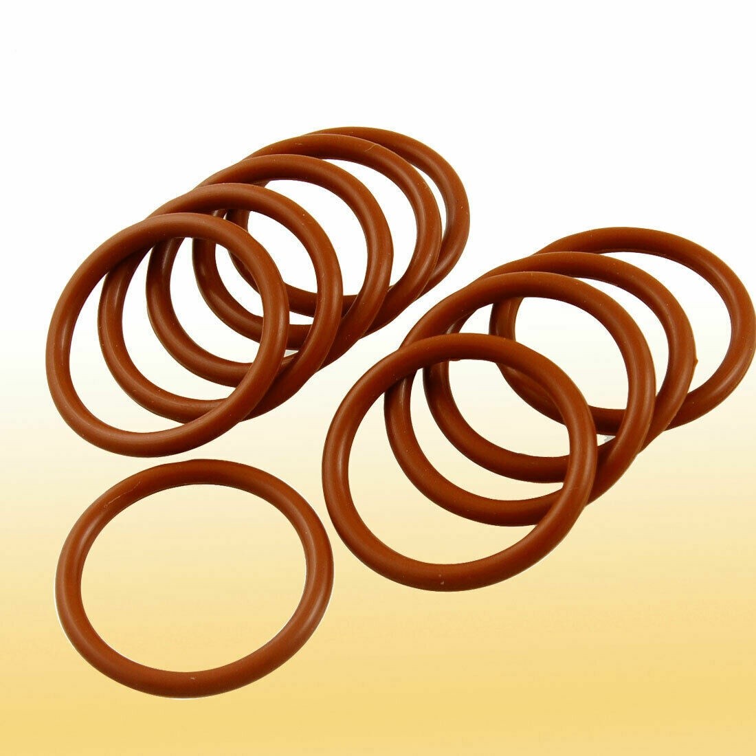 10 Pcs 32mm Outside Dia 3mm Thickness Silicone O Ring Seal Washer✦KD *rr