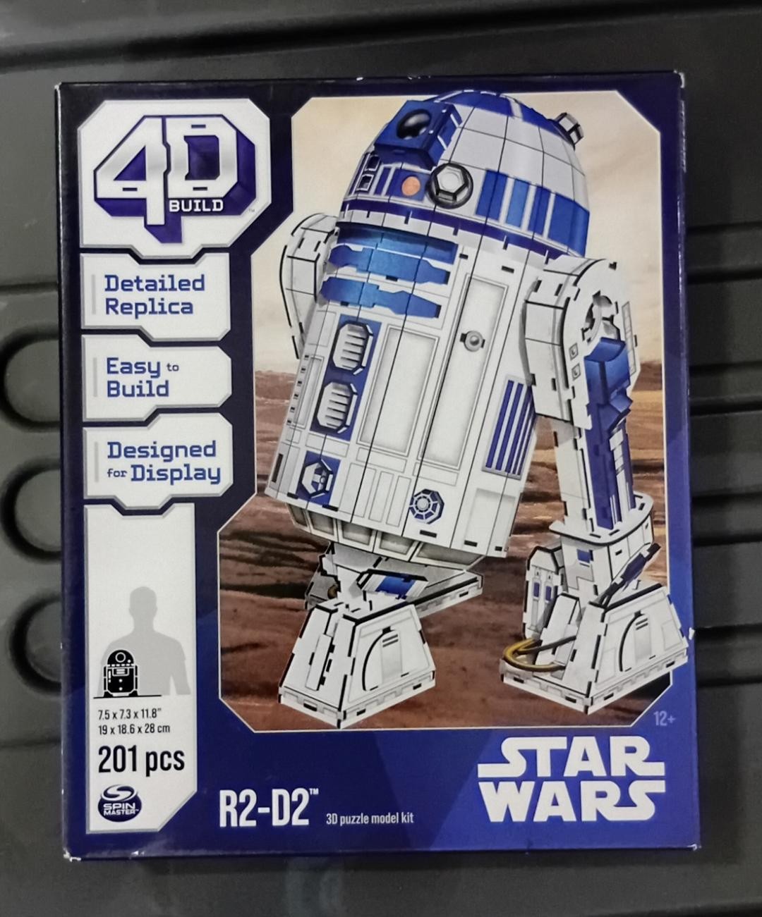 2023 Unreleased Star Wars 4D Build Puzzle Robot R2-D2 Mockup packaging prototype