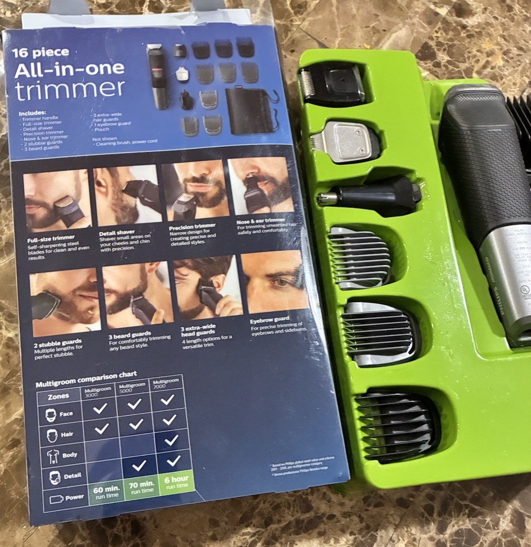 Philips Norelco 5000 Face Head Groomer No Charger Need Replacement Parts?