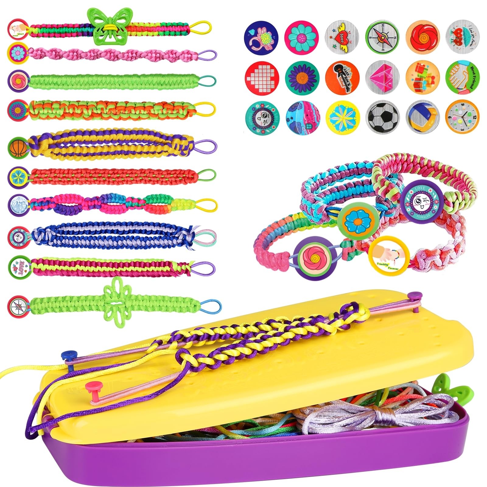 Friendship Bracelet Making Kit Toys, Ages 7 8 9 10 11 12 Year Old Girls Gifts...