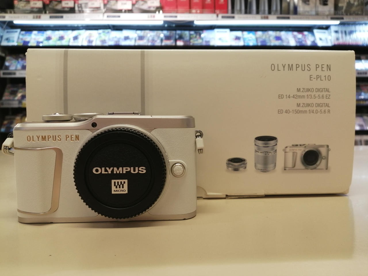 Olympus E-PL10 Mirrorless Camera Lens Kit 40-150mm F4-5.6 R ED MS Used From Japa