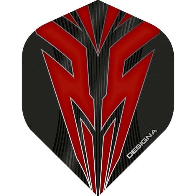 Designa Mako Red Standard Dart Flights