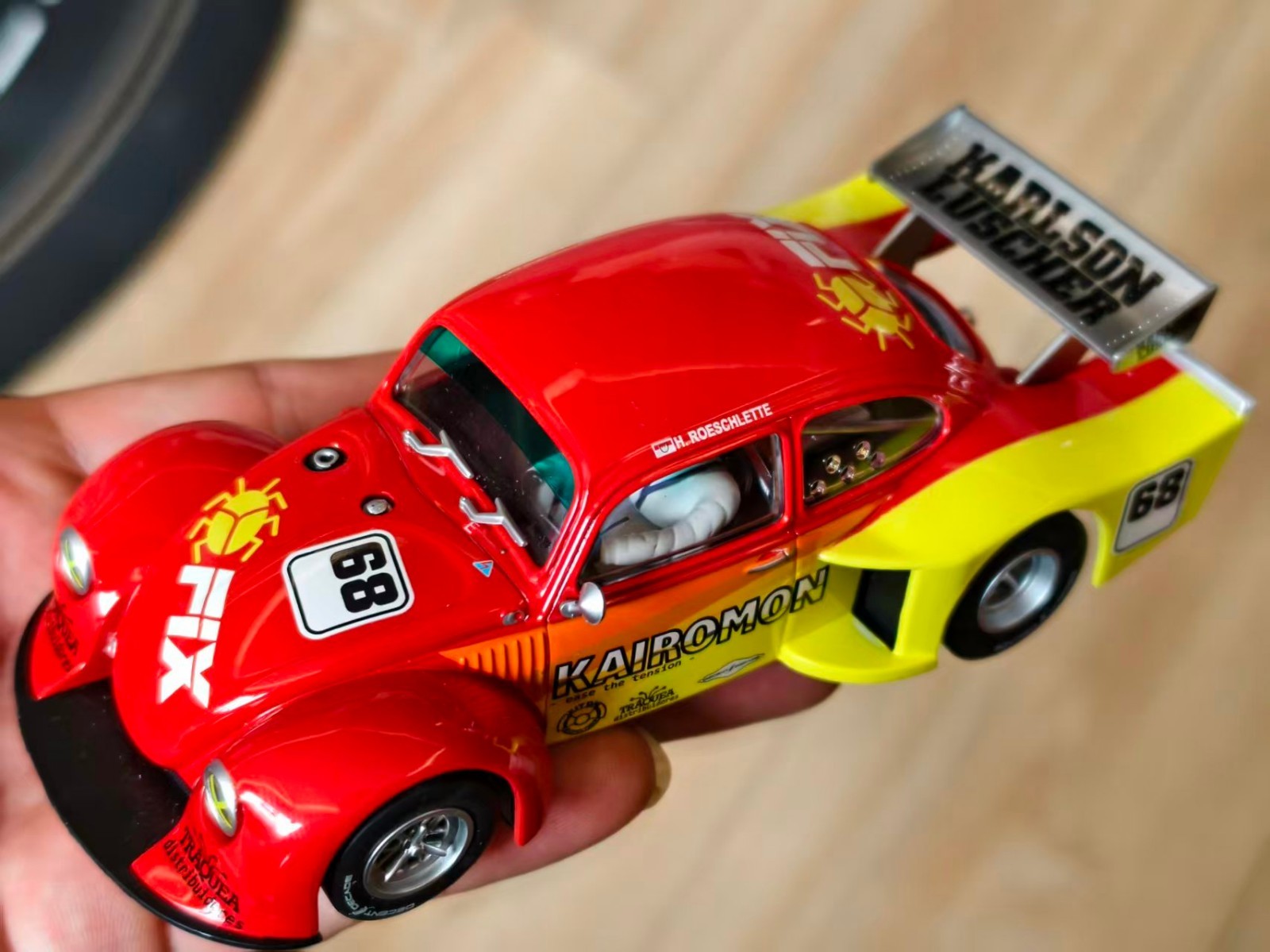 Carrera D132 30703 VW Kafer No. 68 Group 5 Race 2 1/32 slot car