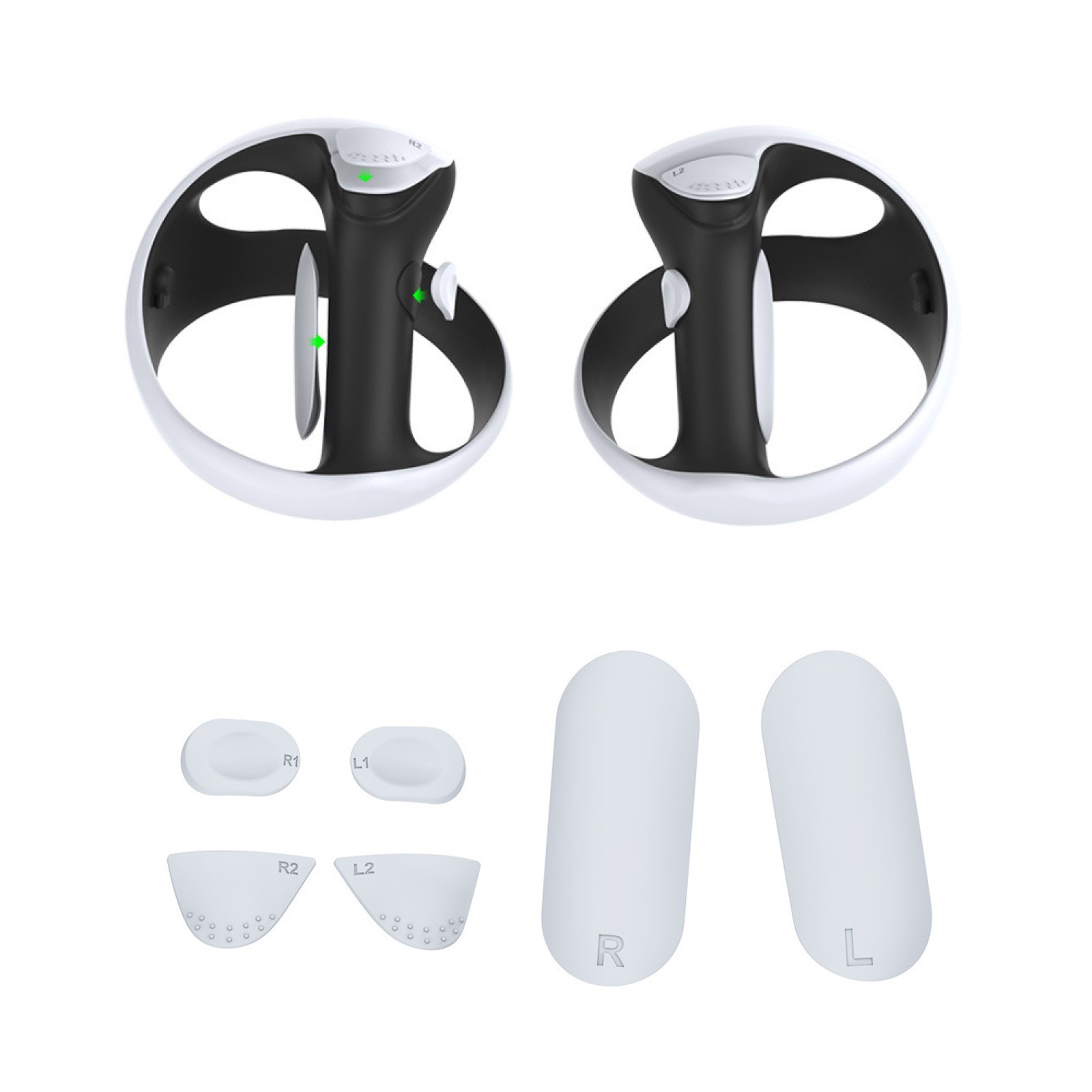 VR Controller Silicone Anti-slip Silicone Pad Cover For PS VR2 Gamepad Grip c