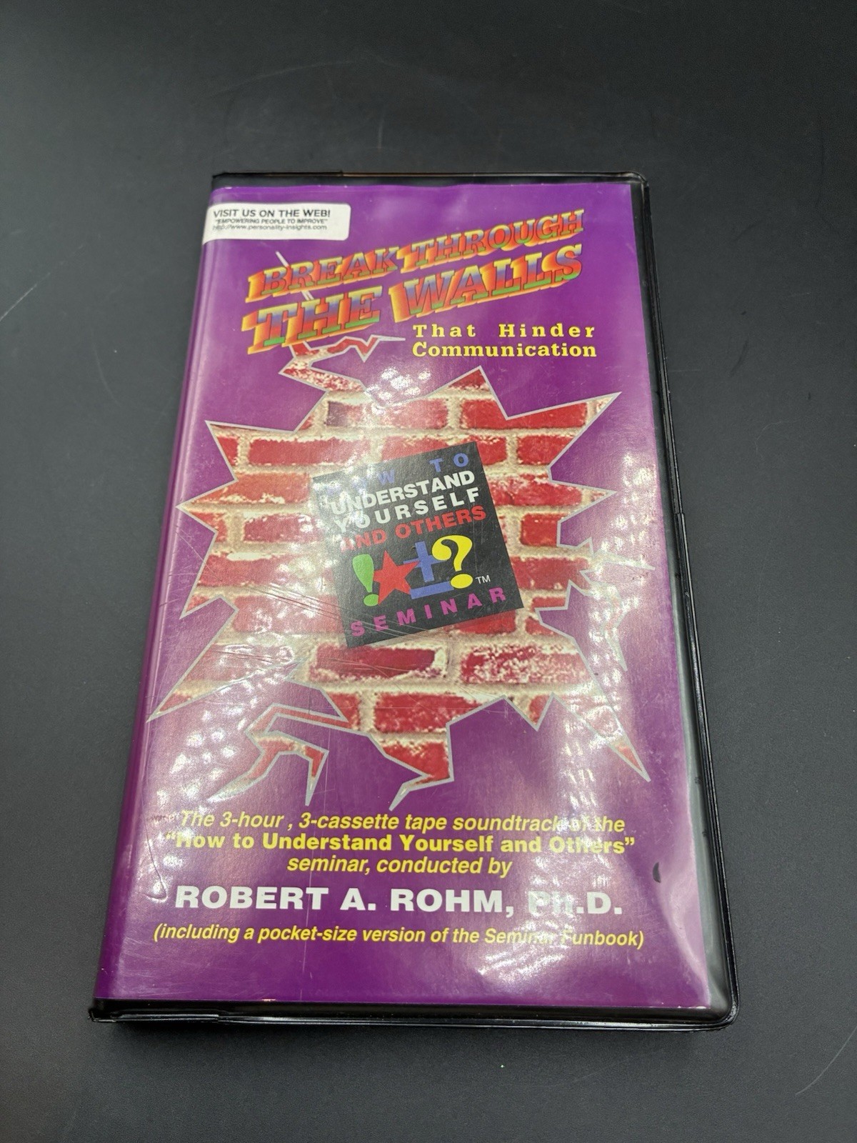 Positive Personality Profiles Break Through The Walls 3 Audio Cassette Tape 1994