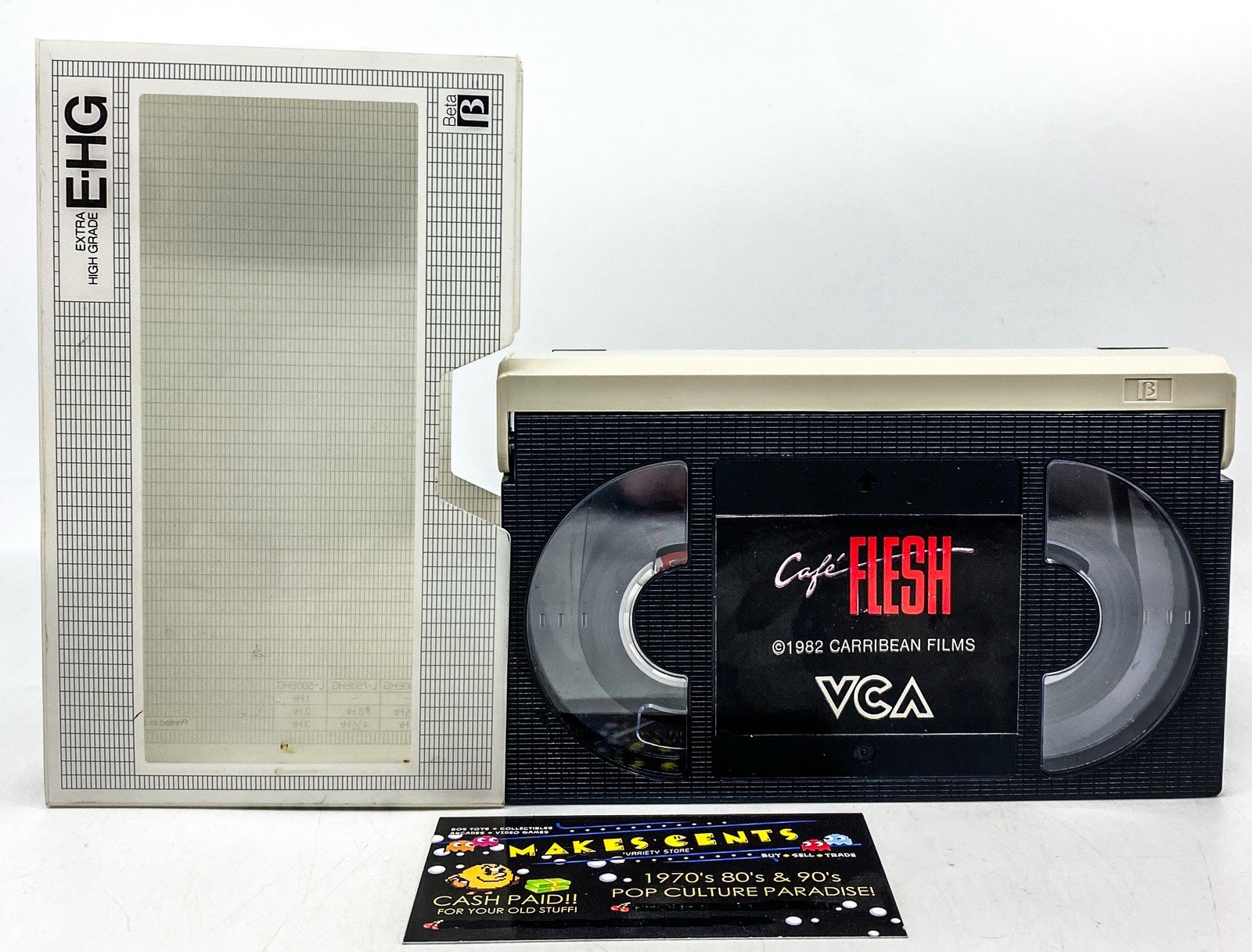 Cafe Flesh - 80’s Beta Betamax 1982 Super Rare -  Carribean Films - WOW