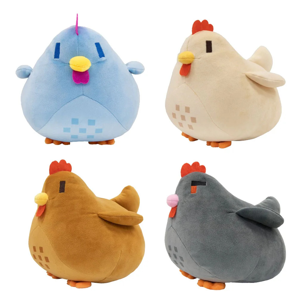 20cm Multicolored Chicken Pillow Plush Soft Stuffed Animal Toys Cartoon Children