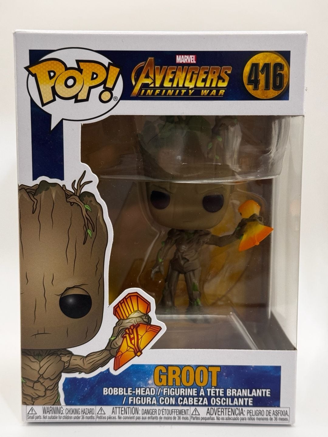 Funko Pop! Marvel: Avengers Infinity War - Groot with Stormbreaker #416