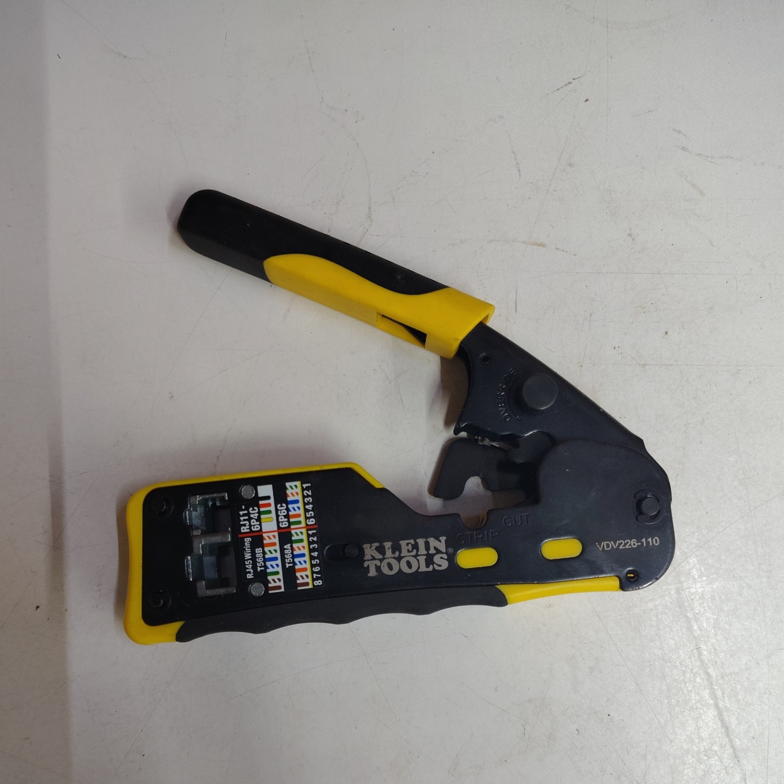 Klein Tools Ratcheting Cable Crimper and Stripper - VDV226110