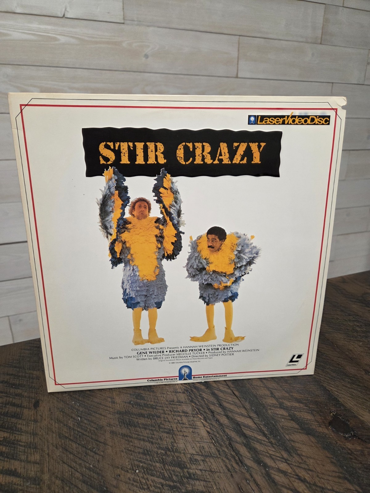 STIR CRAZY Laserdisc LD RARE VERY FUNNY, Gene Wilder Richard Pryor, VG