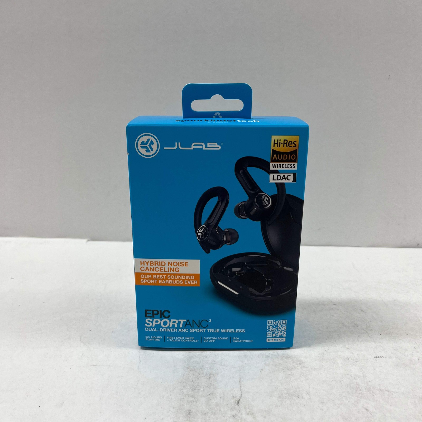 New JLab Epic Sport ANC3 Black