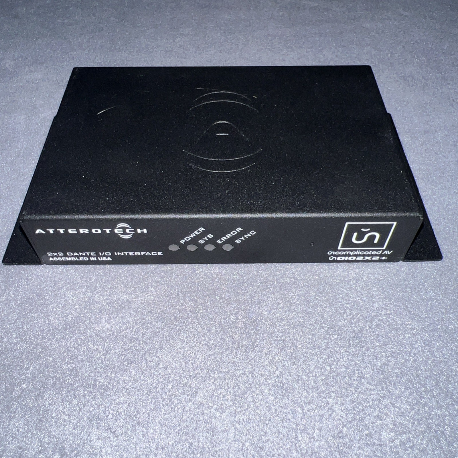 Attero Tech unDIO2X2+ 2 x 2 Dante Audio Interface 2x2-Channel Network I/O