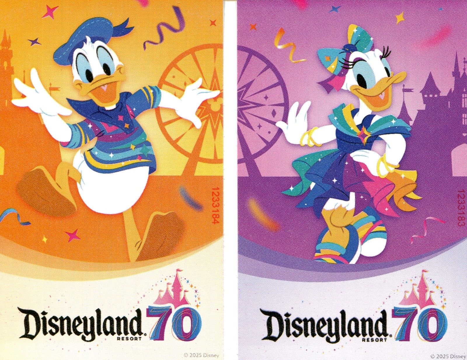 2 Parkhoper Disneyland 70th Anniversary Celebration Tier 6 Tickets No Blackout D