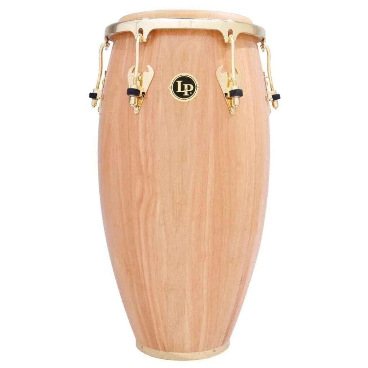 Latin Percussion LP Matador 12-1/2" Wood Tumbadora - Natural/Gold Tone