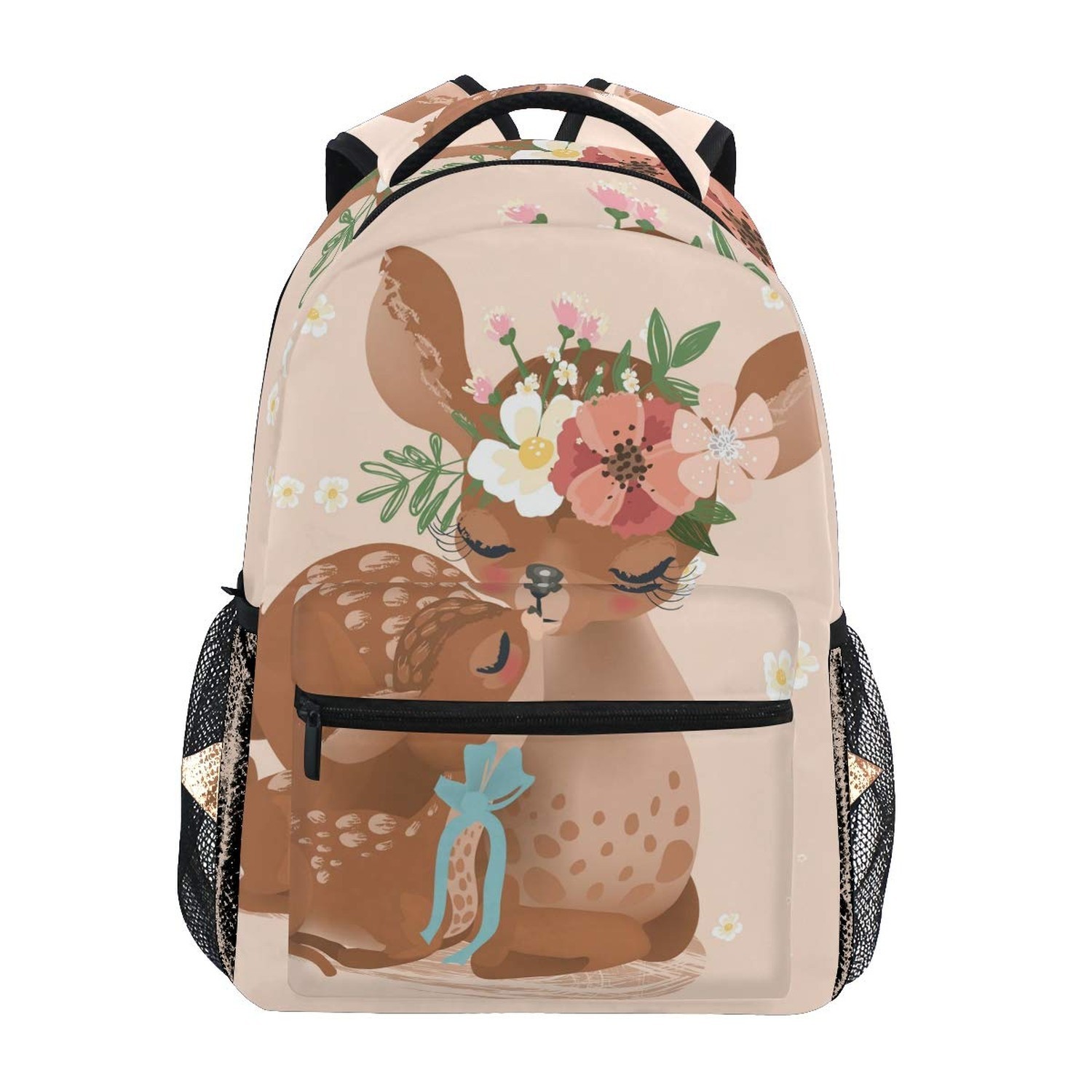 SUABO Cute Deer Bookbag for Boys Girls, Deer School Backpack for Elemantary S...