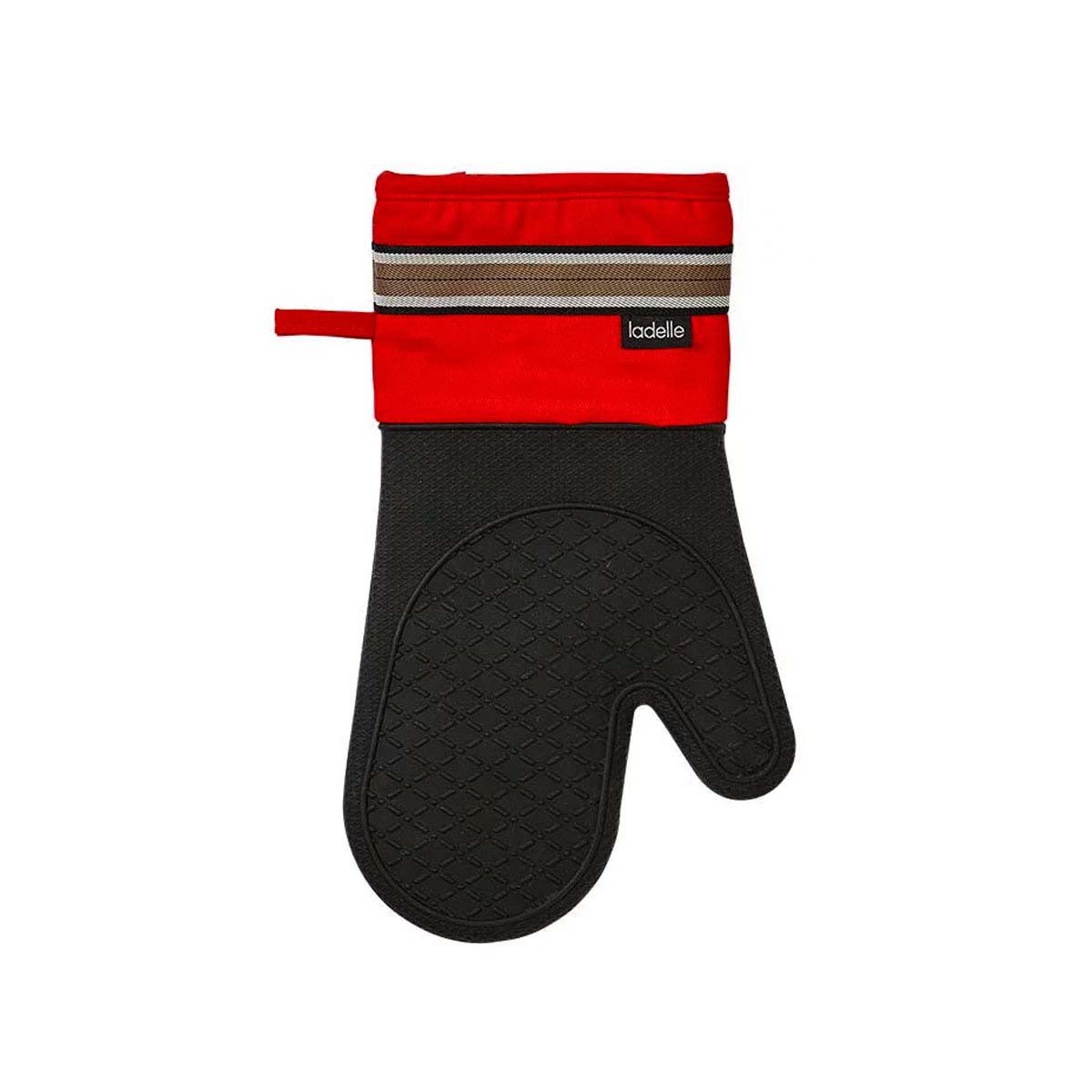 NNEDSZ Ladelle Professional Series Red Silicone Oven Mitt