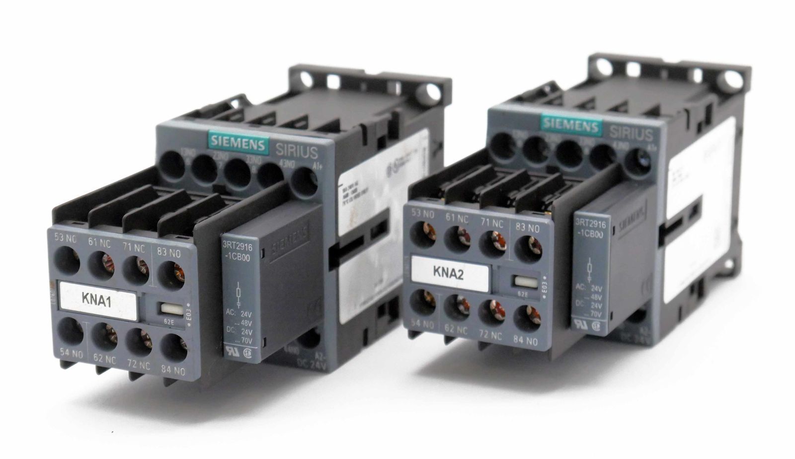 2x Siemens 3RH2140-1BB40 E:06 + 3RH2911-1GA22 E:03 + 3RT2916-1CB00 E:01 -used-