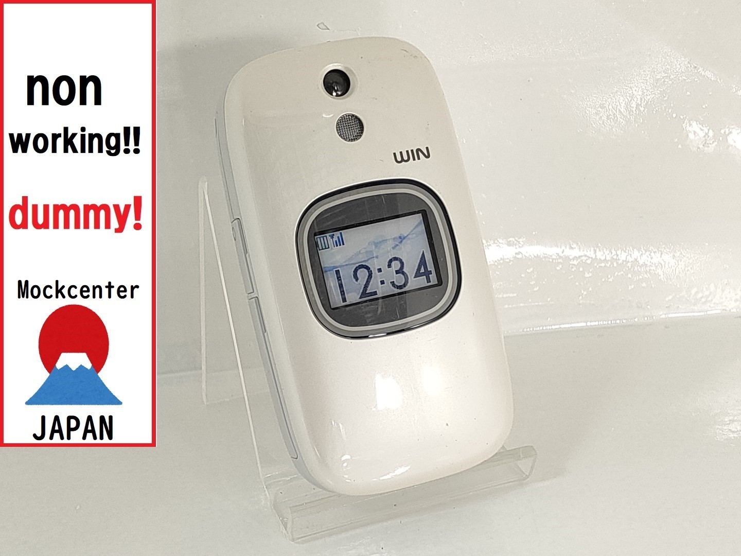 【dummy!】KYOCERA  W31K （color white）au-japan non-working cellphone