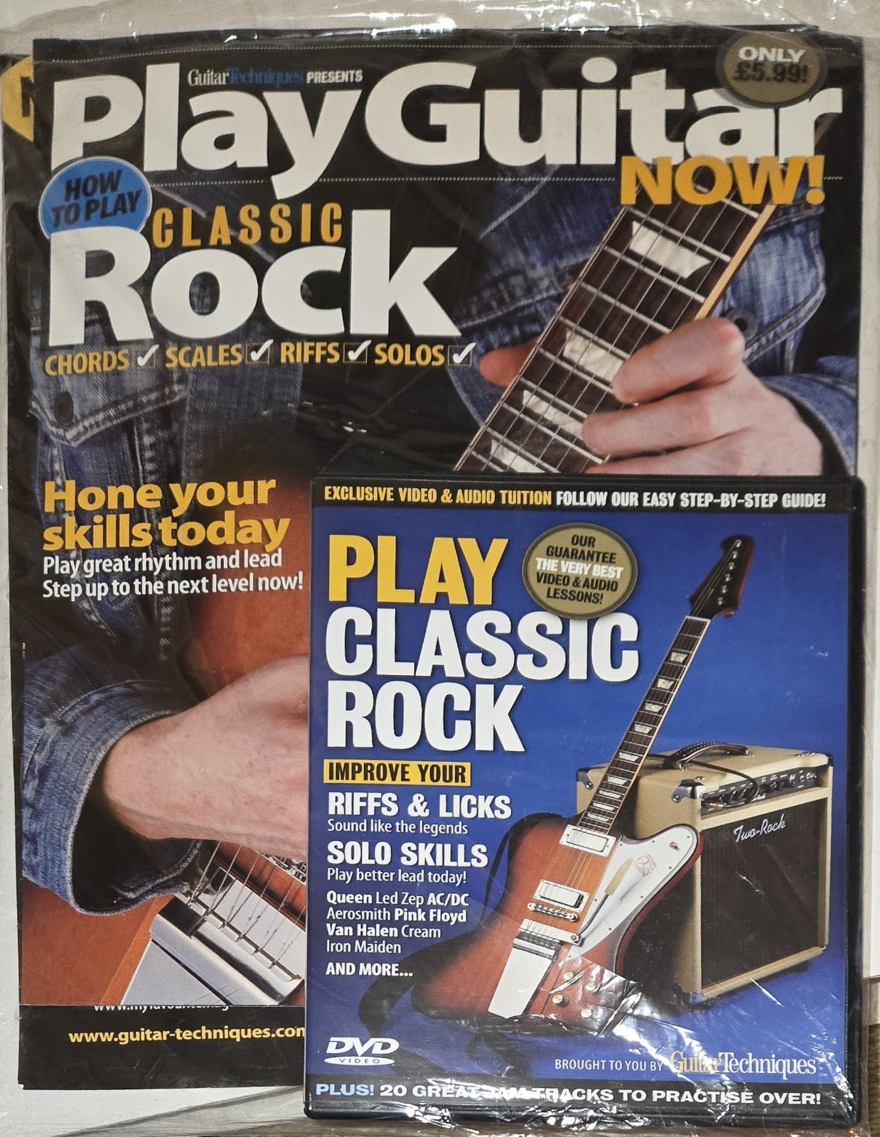 Play Guitar NOW! Classic Rock Guitar Techniques: Ultimate Tutorial DVD Guide