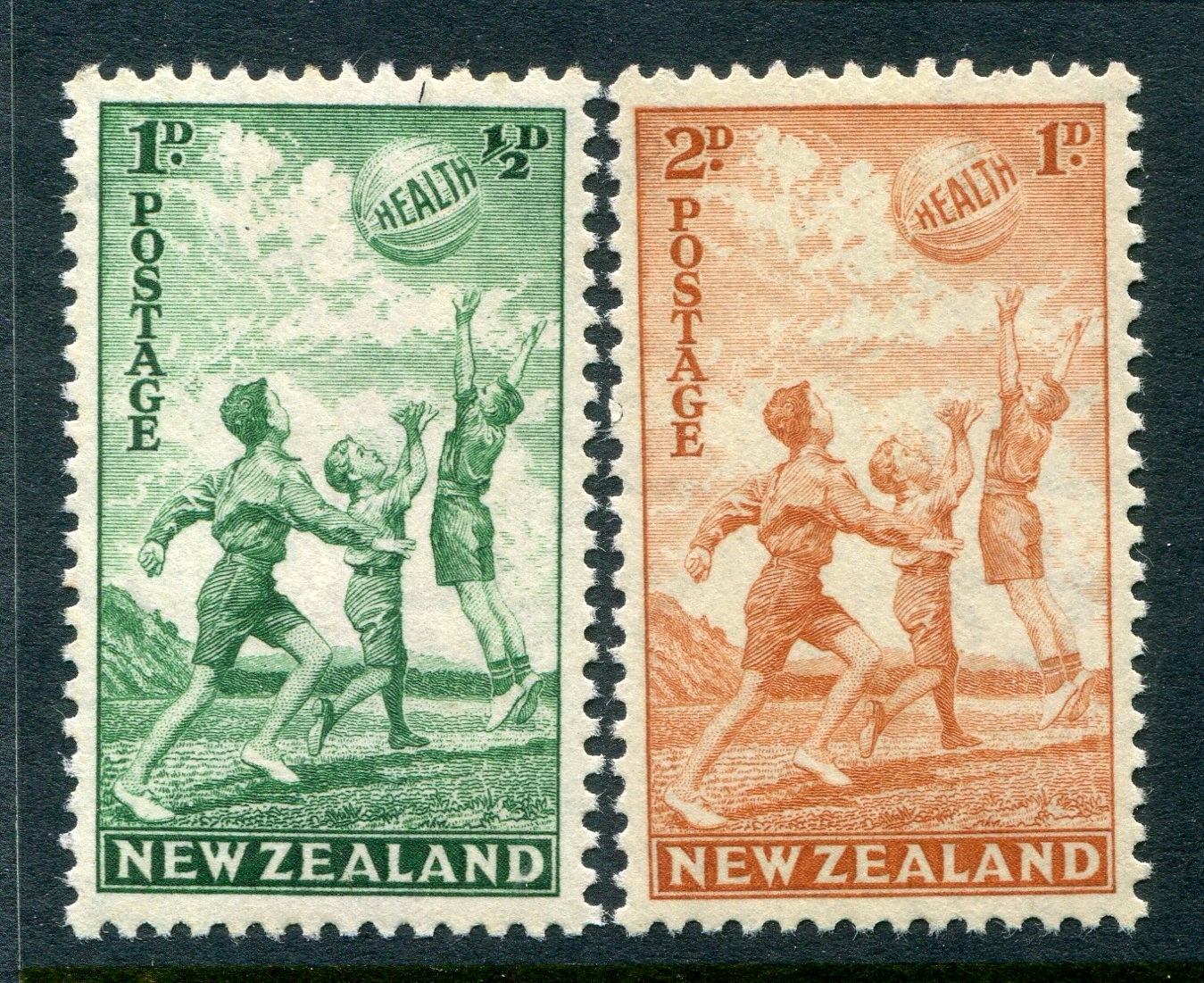 New Zealand #B16-17 Health Set [Mint Never Hinged]